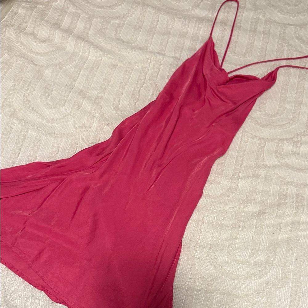 Zara silk mini dress